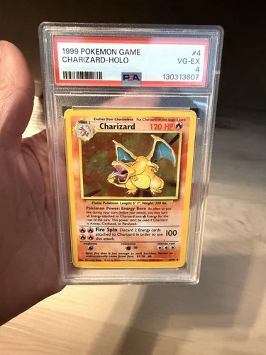 1999 POKÉMON CHARIZARD-HOLO PSA 4 #4/102