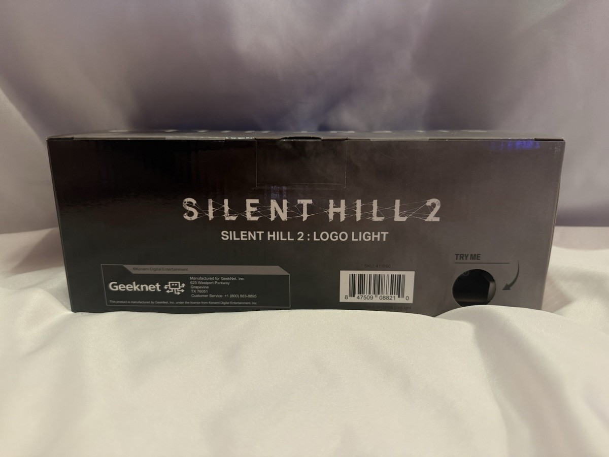 新品未使用　サイレントヒル2 ロゴライト GameStop限定品 Silent Hill 2 Logo Light - Gamestop Exclusive Limited Edition