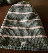 CAPPELLO IN MAGLIA GRIGIO/ROSA LONSDALE BAMBINA