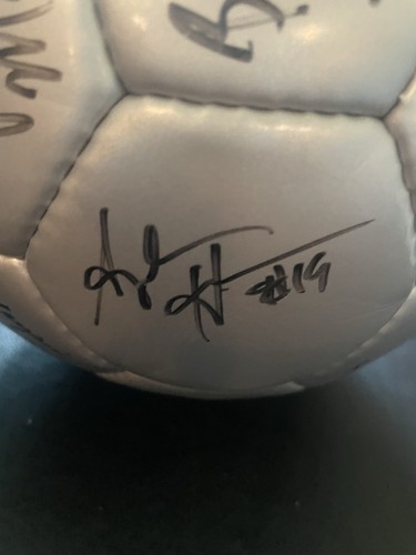 2002 USA Women's Soccer Team 18 Autos Signed Ball Hamm,Wambach,Chastain JSA Cert - Picture 21 of 24