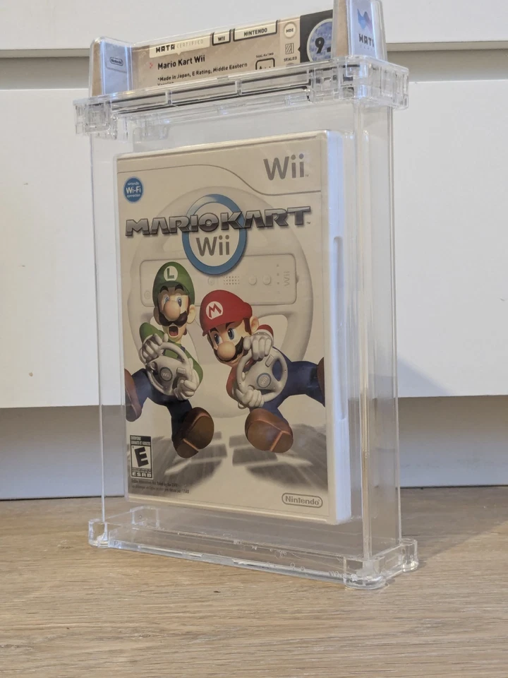 Nintendo Wii Spiel Mario Kart Wii WATA 9.6 A++ NEU OVP NO VGA/UKG - Bild 2 von 4