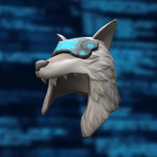 Cyberpunk Wolf Hat Accessory - Roblox All Platforms