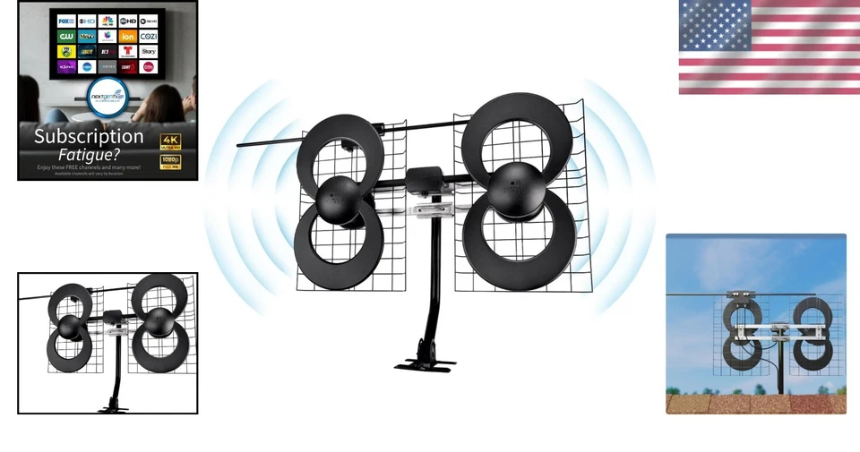 ClearStream 4V Antenna - Multi-Directional, 70+ Mile Range - Image 2 of 4