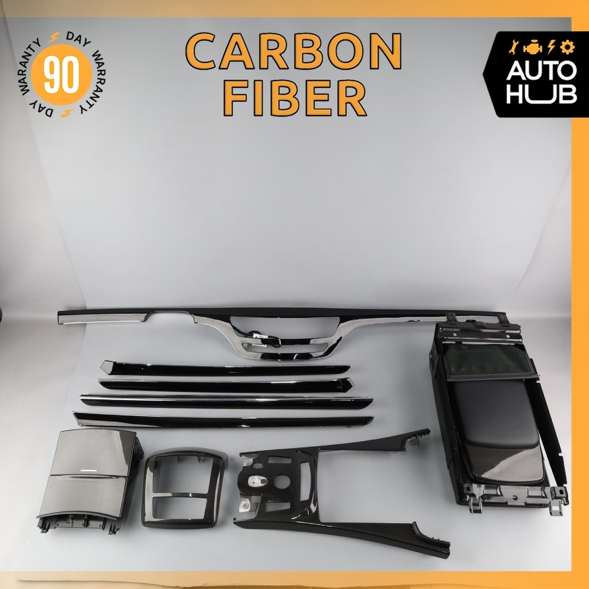 10-13 Mercedes W221 S63 S65 AMG Center Dashboard Door Panel Trim