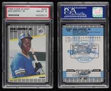 1989 Fleer Glossy Ken Griffey Jr #548 PSA 8 Rookie RC HOF