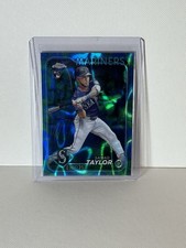 2024 Topps Chrome Samad Taylor Aqua Lava Refractor RC /125 Seattle Mariners