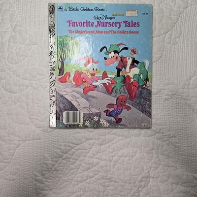 Golden Book Disney's Favorite Nursery Tales Gingerbread Man and The Golden Goose