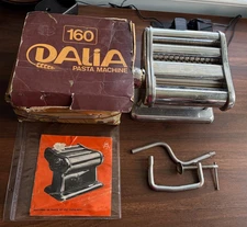 Dalia 160 Adjustable Manual Steel Pasta Maker Made in Italy