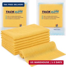 8 Pack Tack Cloths, Tack Rags for Woodworking, 17.7 X 35.4 in Tac Cloth Dust Sta