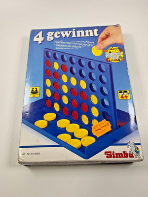 Simba 4 gewinnt Reisespiel 6106803 Happy Games Brettspiel Gesellschaftsspiel