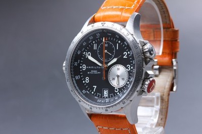 [Near MINT] Hamilton Khaki Aviation ETO H776121 Black Dial Quartz Men's Watch