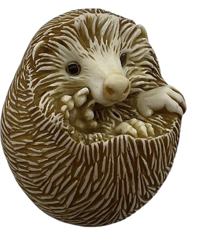 Sweet Harmony Kingdom Adam Binder Hedgehog Palm Charm Necklace Pendant 1.5”