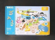 BRIO 34591 Builder Motor Set 120 Piece Construction Set STEM Toy with Wood Pla