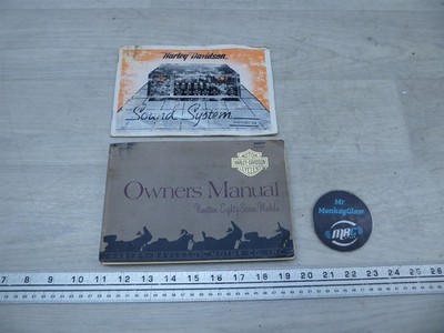 1987 Harley FLTC Tour Glide S21019. owners manual & radio guide