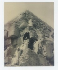 Visitors Climbing Great Pyramid of Giza Custom-made Lenticular 3-D Picture