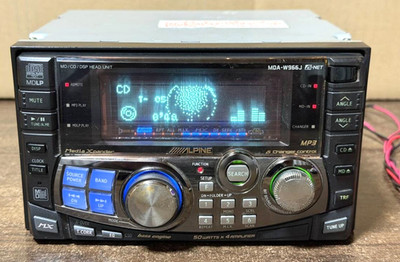 Alpine MDA-W966J 2Din Car Audio CD MD Player Added Bluetooth JDM