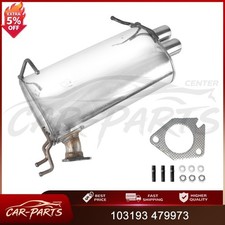 Stainless Steel Exhaust Rear Muffler fits: 2007-2013 Mitsubishi Outlander 3.0L