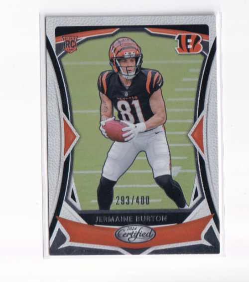 2024 CERTIFIED FOOTBALL JERMAINE BURTON /400 RC CINCINNATI BENGALS #158