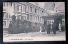 Superb postcard St ROMAIN de COLBOSC The tramway in the city close-up