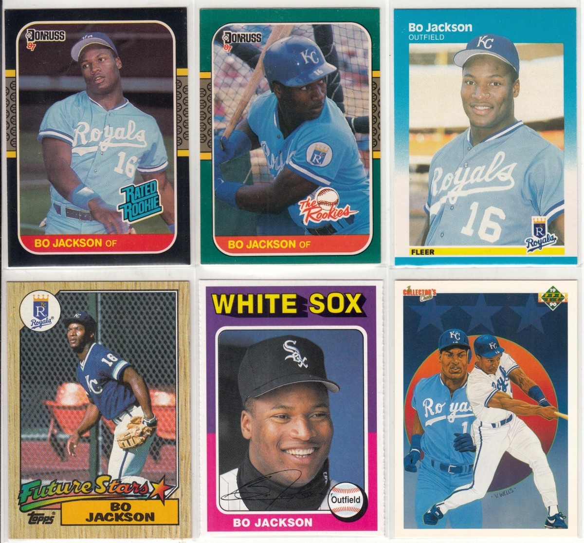Bo Jackson Baseball Cards- You Pick- Discount shipping