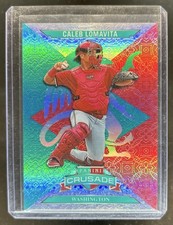 2025 Panini Crusade Caleb Lomavita Blue Teal #/199 Nationals
