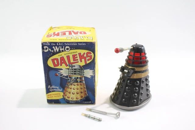 Dr Who Marx Toys 1960s Boxed Dalek w/ Accessories