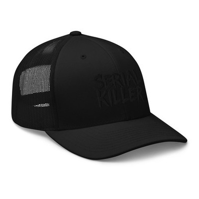Serial Killer Trucker Hat True Crime Snapback Cap Horrorcore Mesh Back