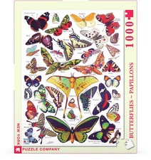 Butterflies  Papillons 1000 Piece Jigsaw Puzzle NYPC New