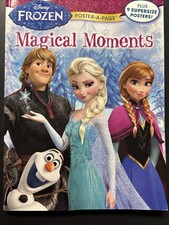 Disney Frozen Magical Moments Poster A Page Book Elsa Anna Olaf Sven Norway New