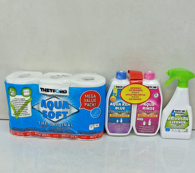 Thetford Toilet Fresh Pack Aqua Kem Blue Lavender Aqua Rinse Cleaner Toilet Pape