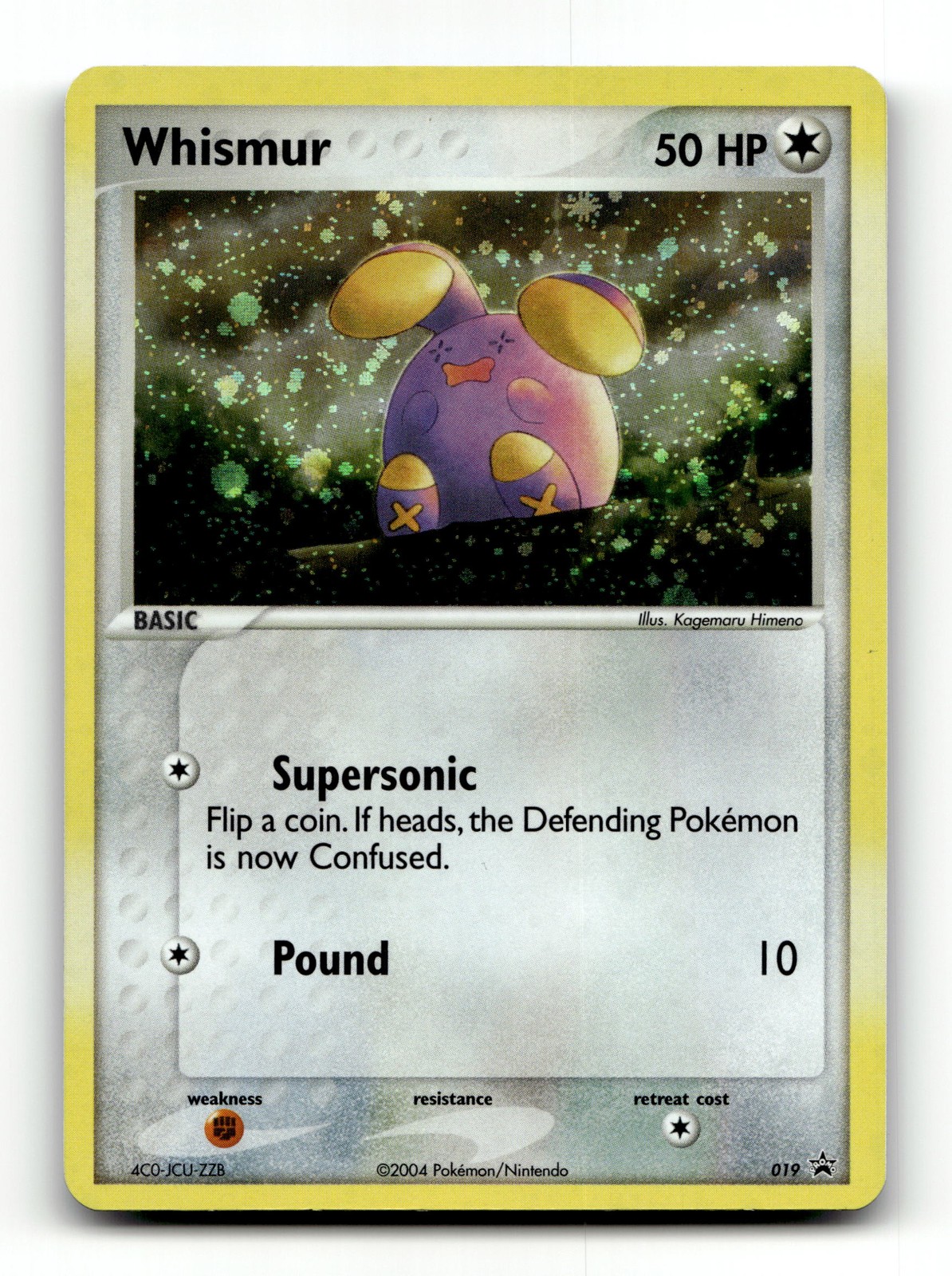 Nintendo Promos #019 Whismur Promo,Holo Pokemon