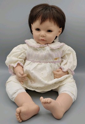 ADORA BY FRANK YOUNG Baby Doll 18 inch Brown Hair Blue Eyes 2lb 12oz Vintage