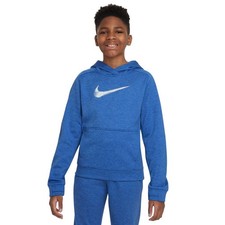 Nike Big Kids Therma Multi Pullover Training Hoodie - Game Royal Size M