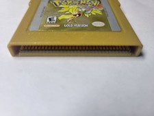 Pokemon Gold Version GBC (Game Boy Color, 2000) *New Battery* Authentic - READ