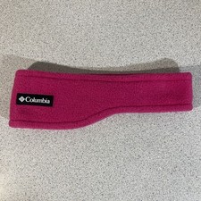 Columbia Headband Ear Warmer Pink Fleece Winter Snow Ski Womens Small Medium