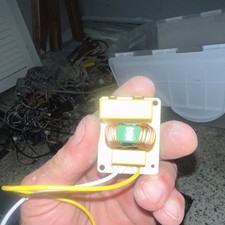 BM Step-Down Power Transformer AC 275V Chassis Mount Wire Lead Yellow White