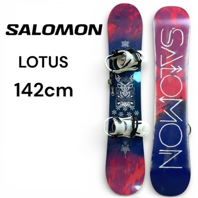 スノーボード SALOMON ロータス 142cm ビンディング FLUX SALOMON（サロモン） ☆BIN取付無料☆ 2025 Newモデル スノーボード 2 スノーボード