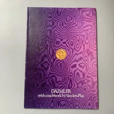 Daimler Double Six Vanden Plas Limousine 1978-79 UK Sales Brochure VGC