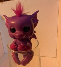 WowWee Fingerlings  Kaylin  Interactive Baby Dragon Purple. Works W/ Batteries