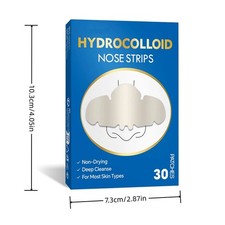30Pcs Nose Patches Hydrocolloid Patches Blackhead Removal Deep Cleansing Pore