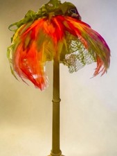 Vintage 1950  s Ladies Feather Hat