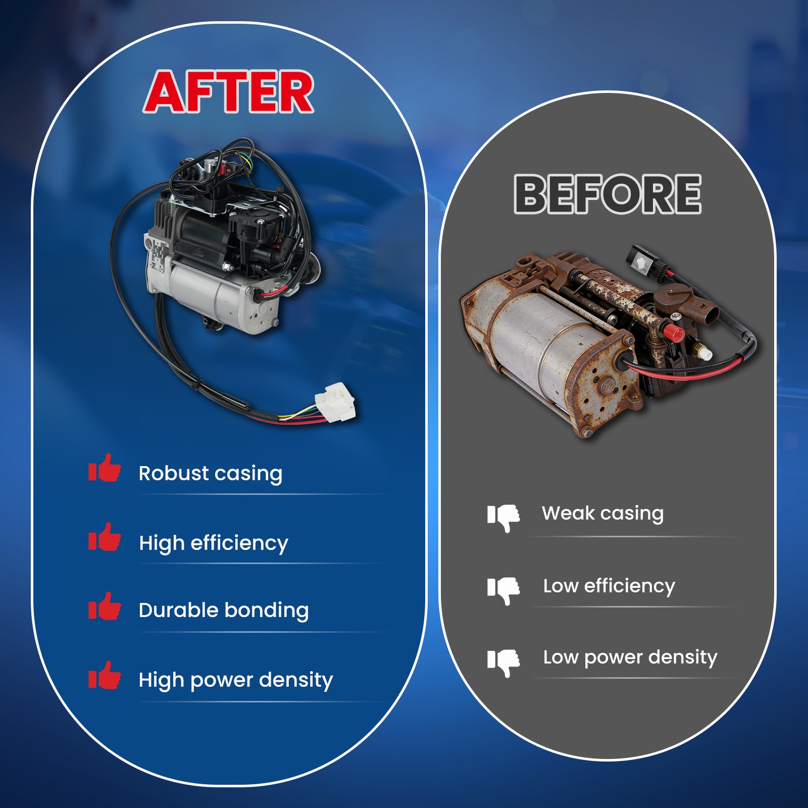 Air Suspension Compressor for 00-06 BMW X5 04-16 Rolls-Royce Phantom V12  DOHC
