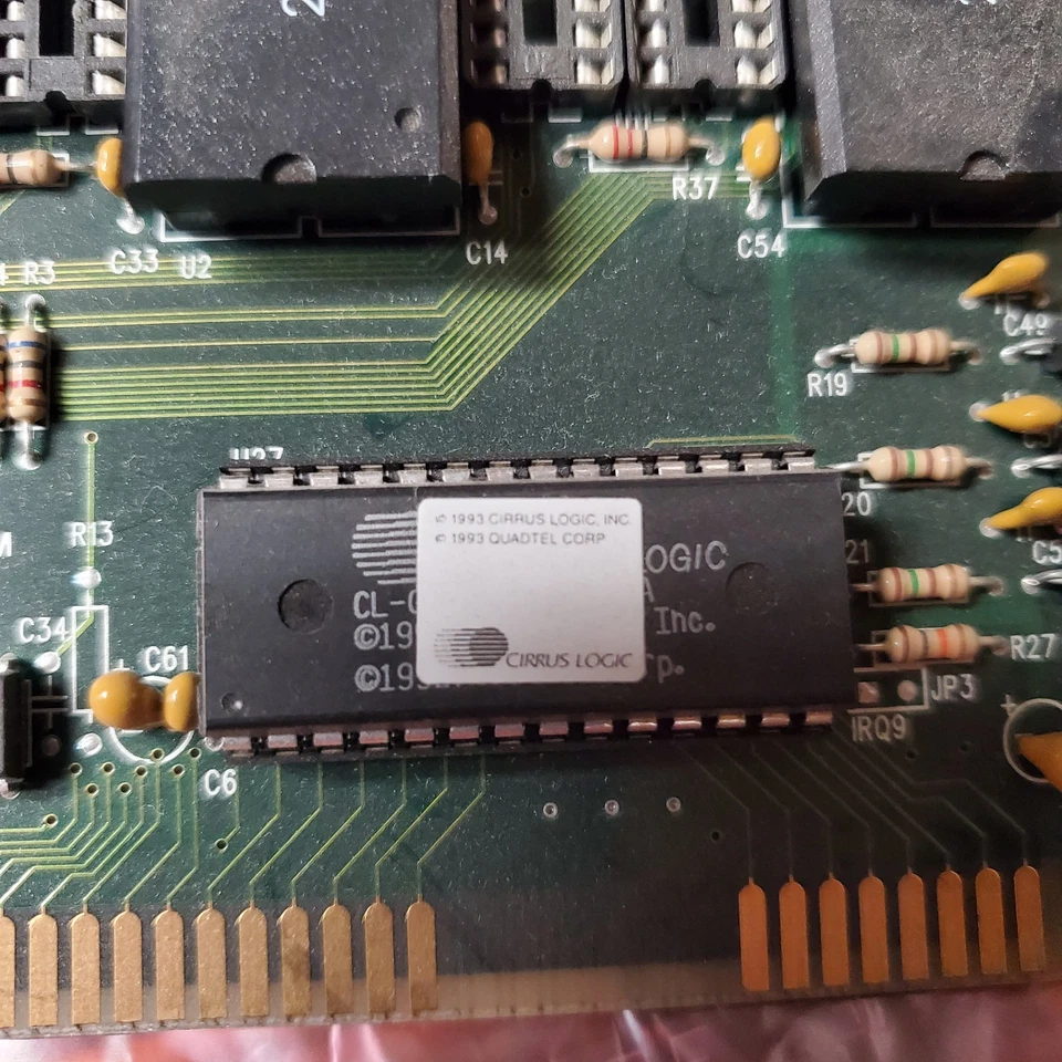 ISA video card - Cirrus Logic CL-GD5428-80QC  - Image 3 of 4