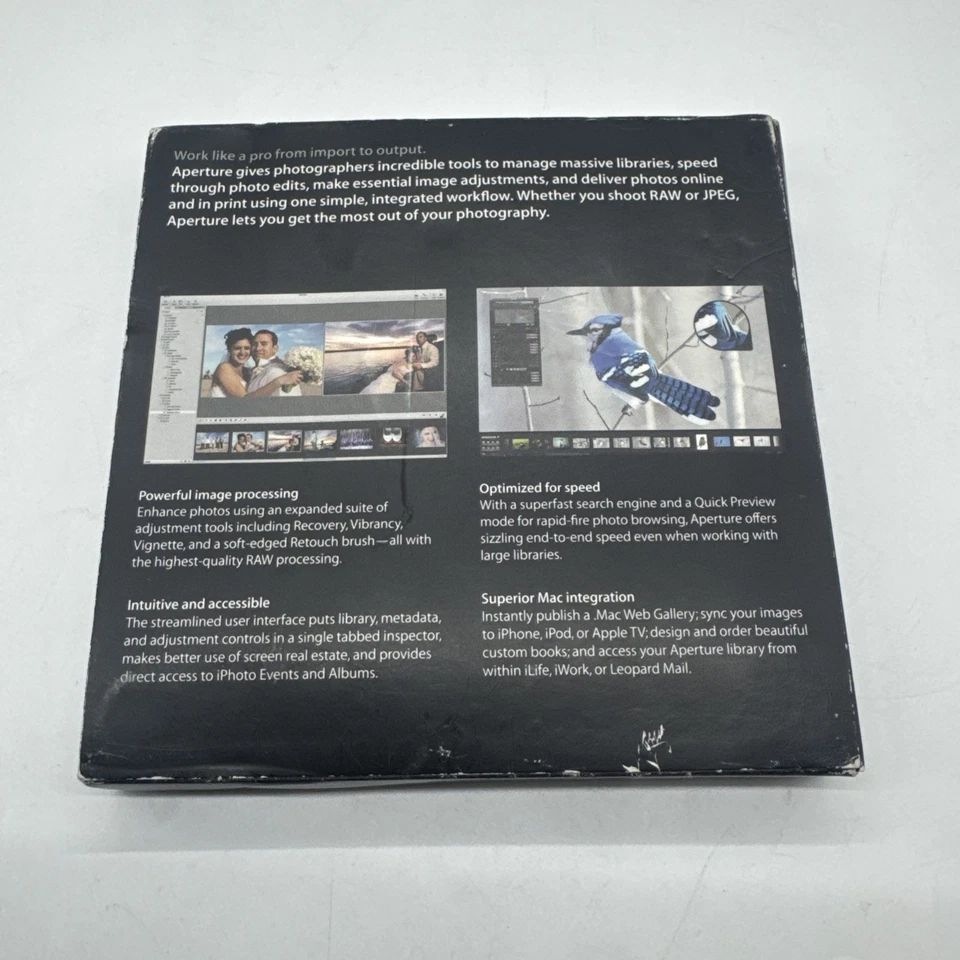 Genuine Apple Aperture Version 2.0 software DVD MODEL N0: MB284Z/A incl booklets - Image 2 of 3