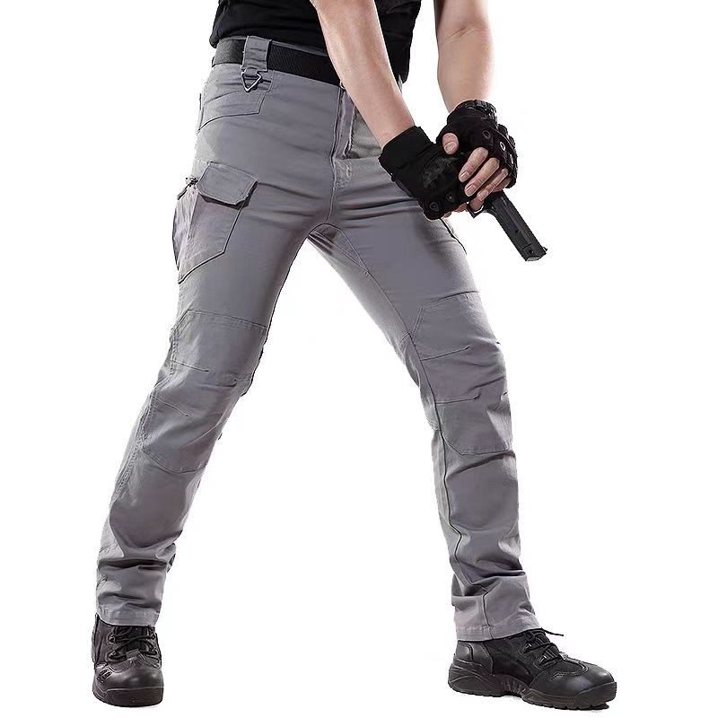 Mens Cargo Pants Tactical Waterproof Work Trousers Outdoor Hiking Combat Pants