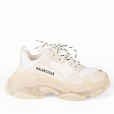 Balenciaga Triple S Clear Sole Mesh White Women EU 37
