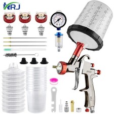 Lvlp R500 Air Spray Gun 1.31.72.0mm Nozzle Car Paint Sprayer Gun Mixing Cup
