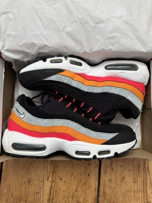 NIKE AIR MAX 95 ESSENTIAL BLACK/WHITE-OCEAN CUBE-KUMQUAT NOIR Sneaker Schuhe
