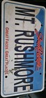 Mt Rushmore souvenir vanity License Plate Estate Item As Is Good Condition  — photo 2