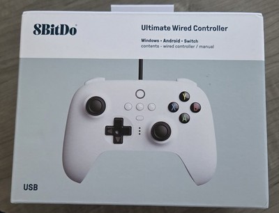 8BITDO Ultimate Wired Controller Black - Brand New - PC, Switch, Mobile